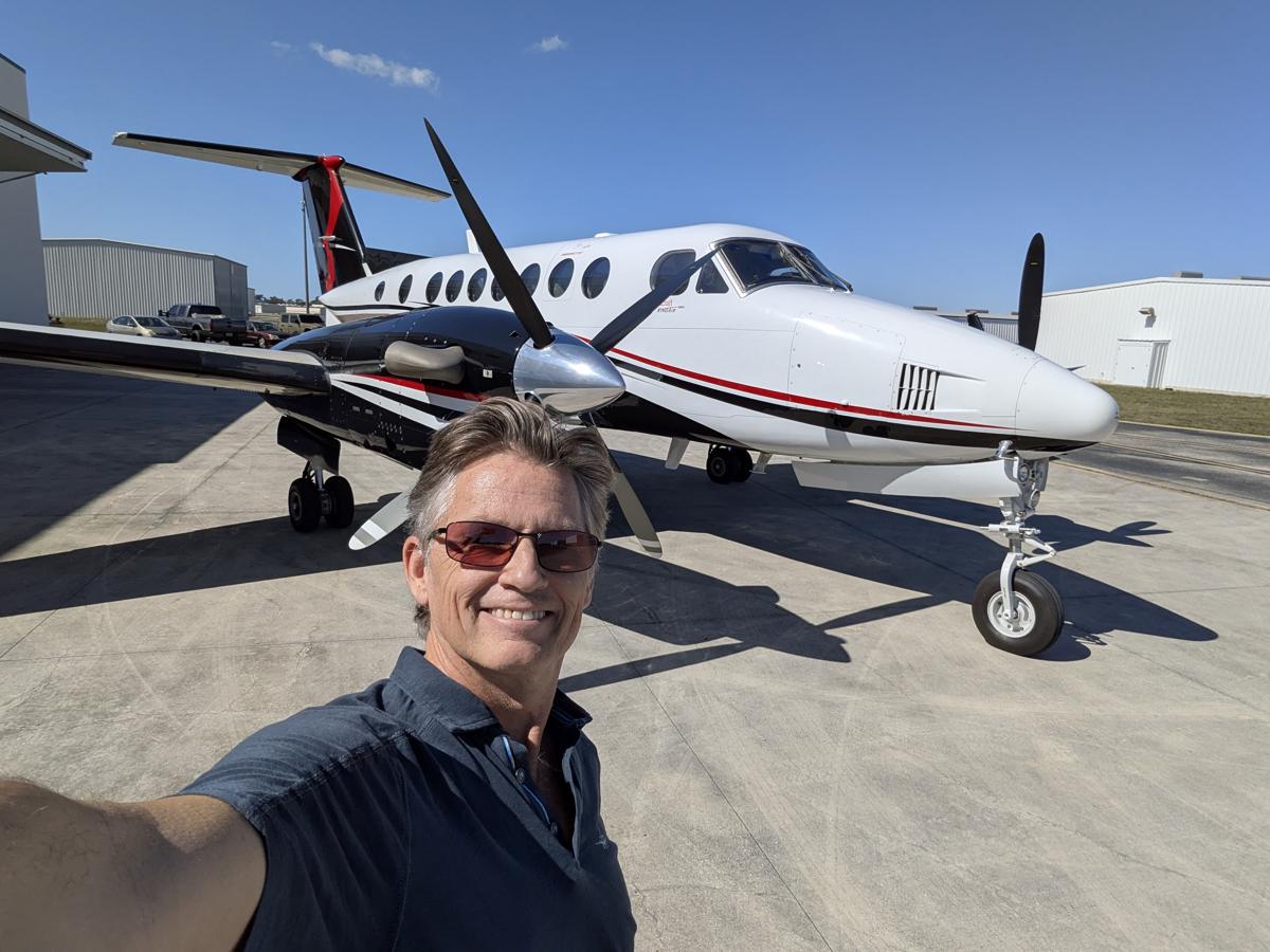 Russell with a King Air 350, 2026
