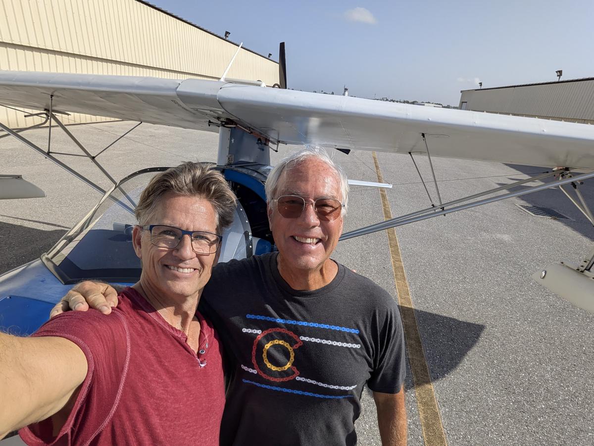 Russell with an airplane, 2025