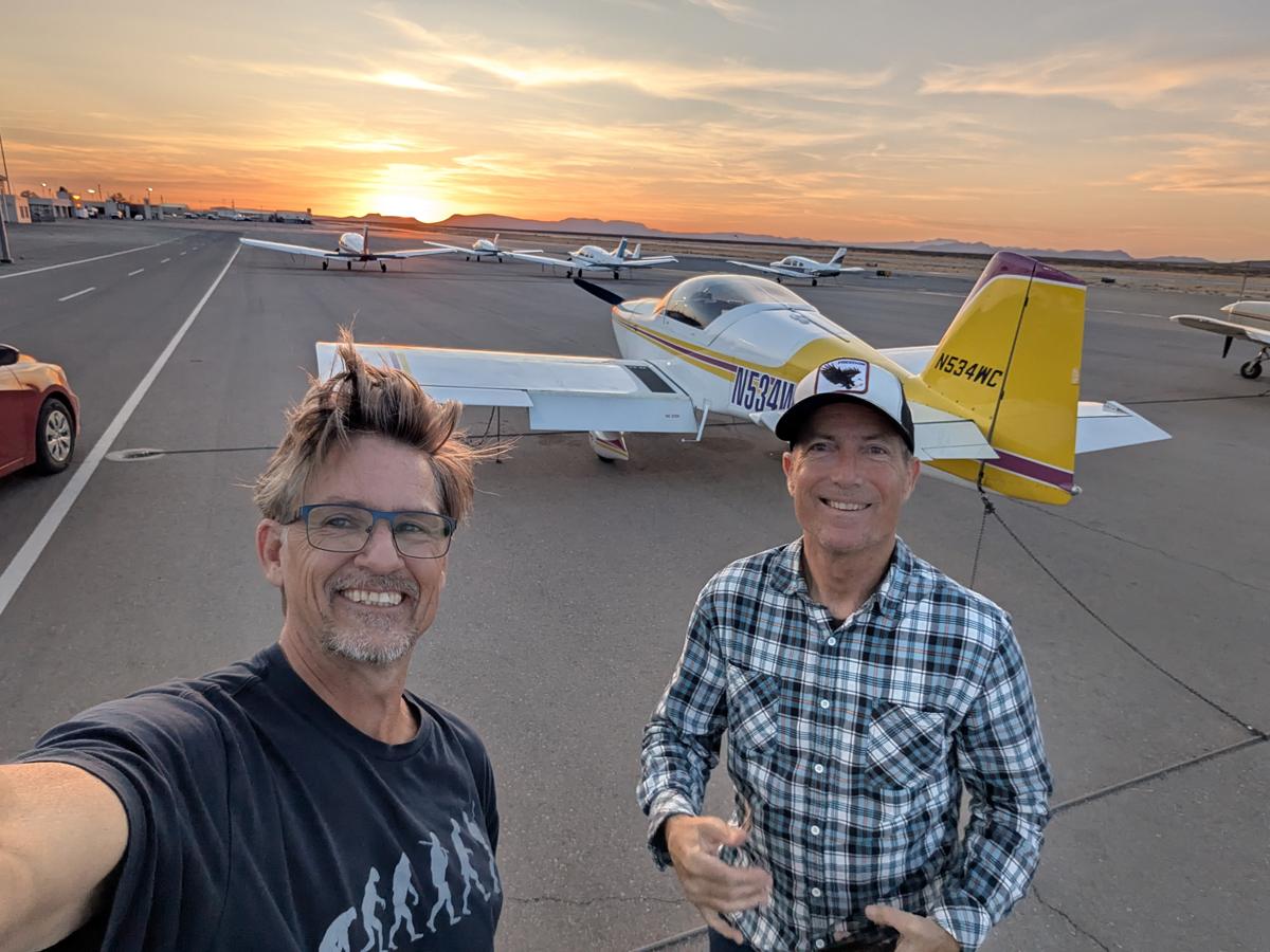 Russell with an airplane, 2025