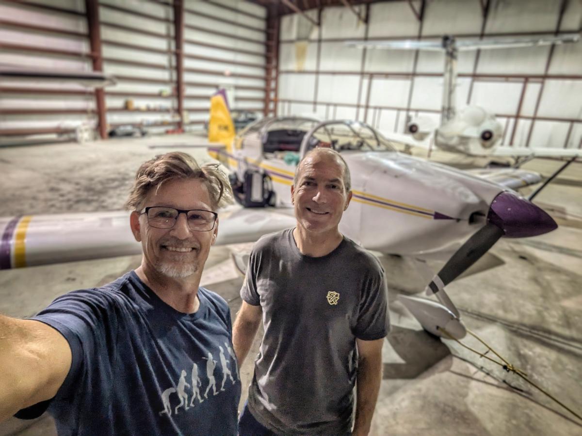 Russell with an airplane, 2025