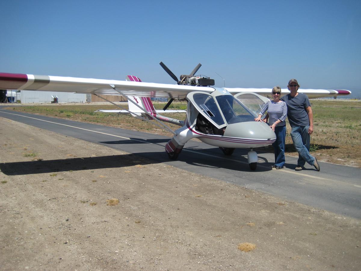 Russell with an airplane, 2010